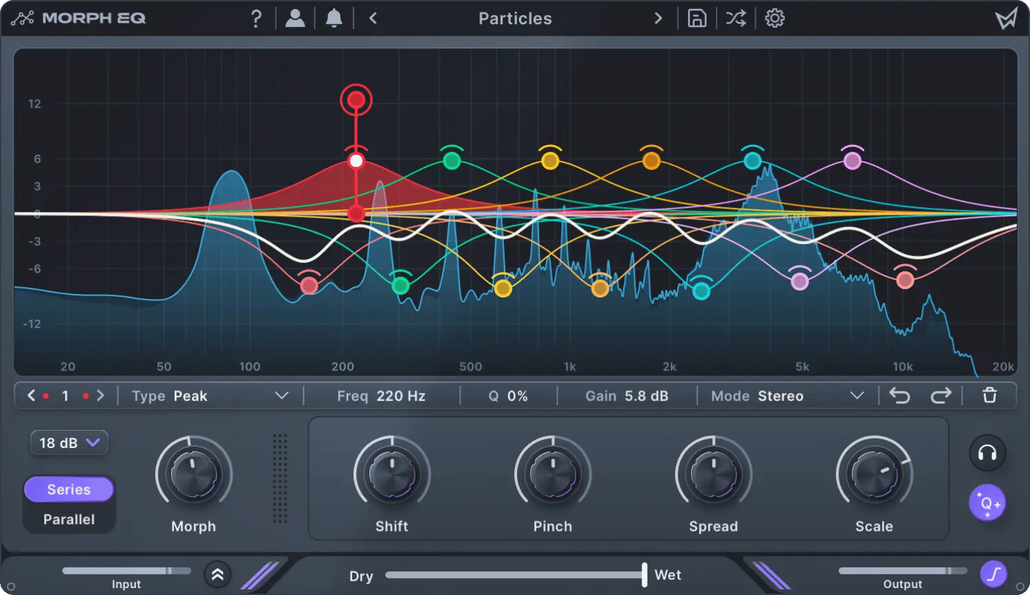 Morph EQ home screen