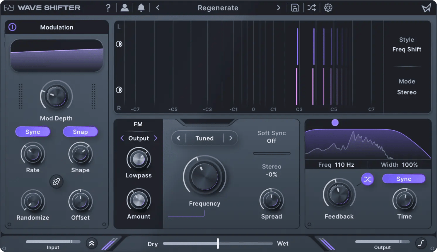 Wave Shifter home screen